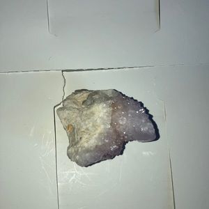 Rose quarts geode